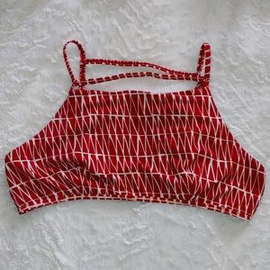 🔥 2021 Rust & White Bikini Top